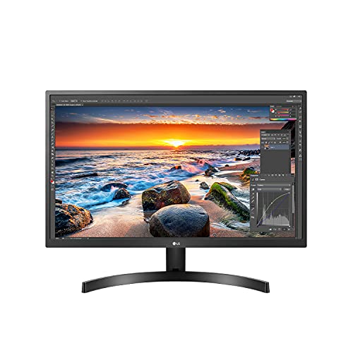 LG 27UK500-B Monitor 27” UHD (3840 x 2160) IPS Display, AMD FreeSync Technology, sRGB 98% Color Gamut, HDR 10, OnScreen Control, Wall Mountable - Black