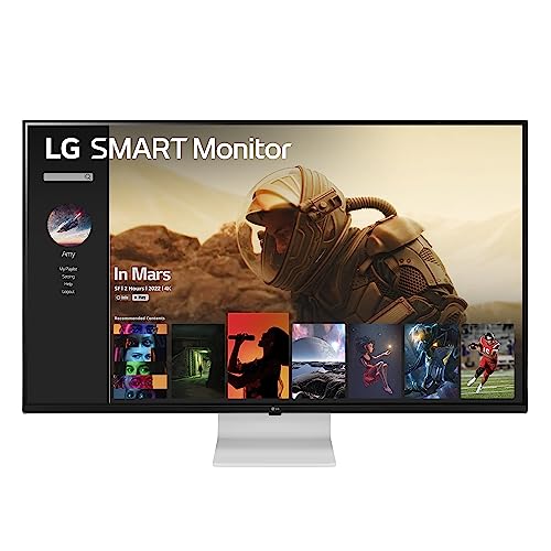 LG Smart Monitor 43-Inch 4K UHD IPS Display