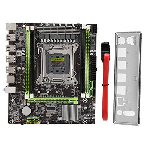 LGA 2011 Computer Mainboard,Desktop PC Motherboard Support DDR3 REG ECC Memory,RTL8111H Gigabit Network Card,Full-Board Solid-State Capacitor Design,SATA3.0 Supports for RX Series Graphics Card