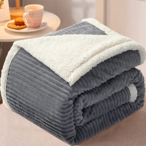 LIANLAM Sherpa Fleece Blanket