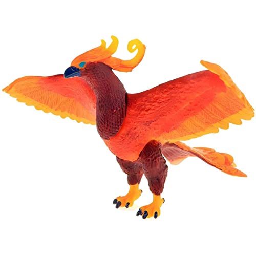 Liberty Imports Phoenix Figure Realistic Plastic Fire Bird Mythical Creatures Model Decoration Toy Collector Figurine