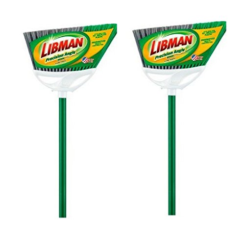 Libman Precision Angle Broom with Recycled Broom Fibers