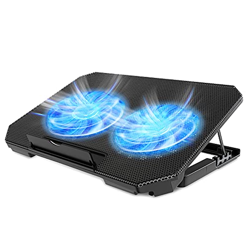 LIENS Laptop Cooling Pad - Adjustable Height, Dual Fans, USB Ports