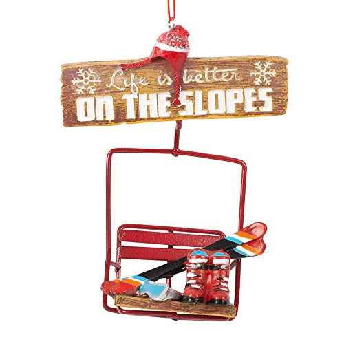 Life Is Better On The Slopes Christmas Ornament