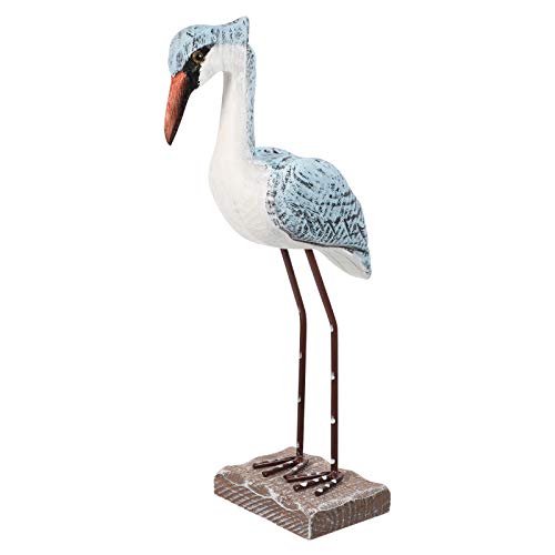 LIFKOME Sea Bird Figurine - Elegant Wooden Coastal Home Decor