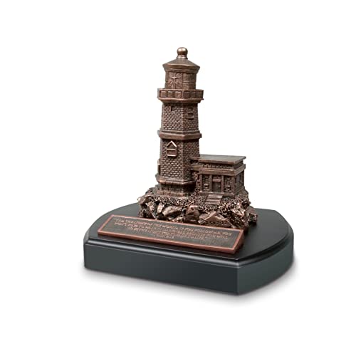 Lighthouse Christian Products Light of The World Bronze Tone 7 Inch Resin Stone Sculpture Figurine