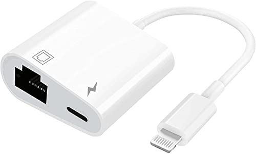 Lightning to Ethernet Adapter - Wired Network Access for iPhone/iPad/iPod