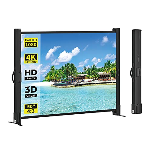 Lightweight Portable Projector Screen with Stand