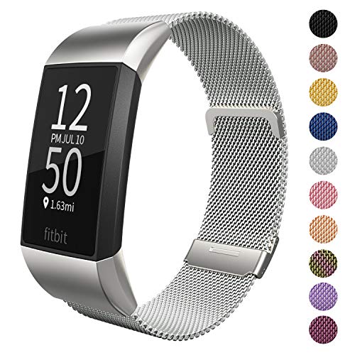Limque Metal Replacement Bands for Fitbit Charge 3 / Charge 3 SE/Charge 4