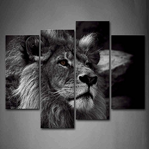 Lion Head Portrait Wall Art