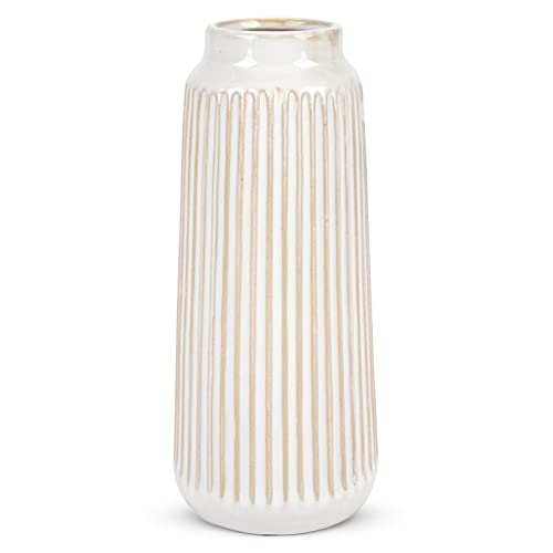 LiteViso White Ceramic Vase