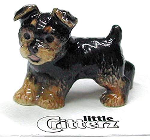 Little Critterz Dog - Yorkshire Terrier Smoky Porcelain Figurine