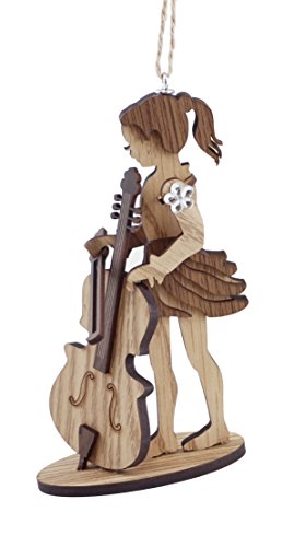 Little Girl Cello Player Christmas Ornament