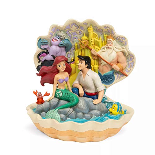 Little Mermaid Seashell Scene Figurine