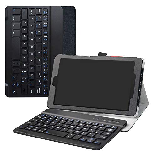 LiuShan Alcatel Joy Tab Case & Alcatel 3T 8 Keyboard Case