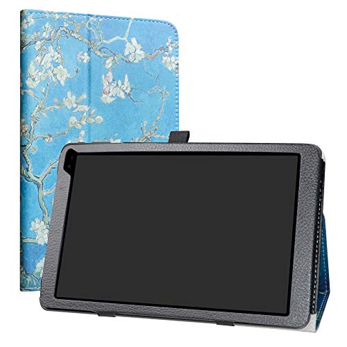 LiuShan PU Leather Slim Folding Stand Cover for Barnes & Noble Nook 10