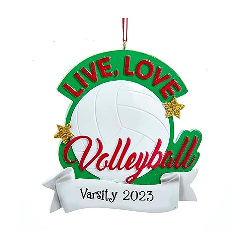 Live Love Volleyball Christmas Ornament