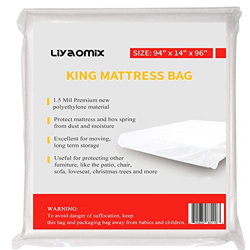 Liyaomix King/California King Mattress Storage Bag