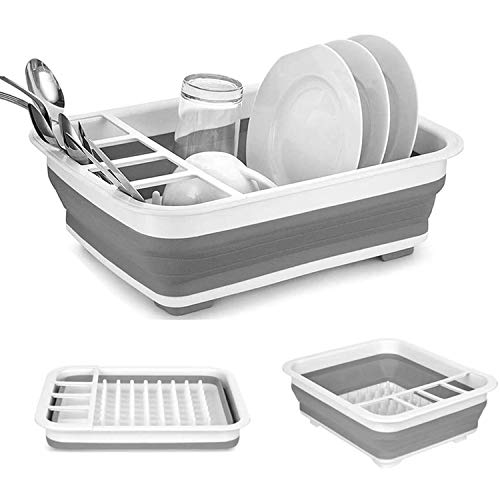 LLygezze Collapsible Drying Dish Rack