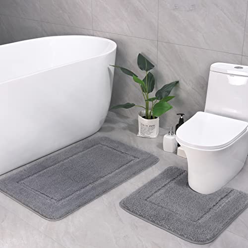 LOCHAS Bathroom Rug Set - Soft and Absorbent