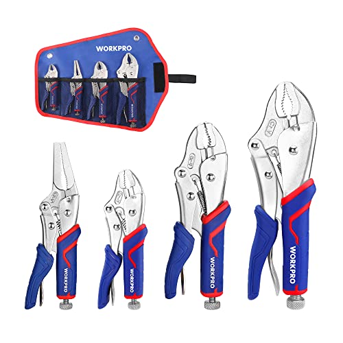 Locking Pliers Set with Comfortable Grip
