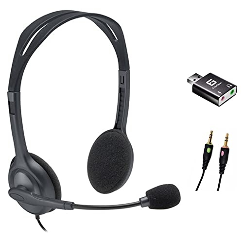 Logitech Stereo Headset H110 with Noise Cancelling Microphone