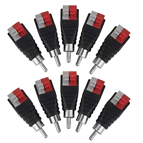 Lollipop Speaker Wire Cable Adapter Jack Plug 10pcs/Set