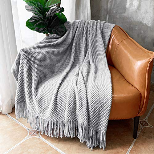 LOMAO Knitted Throw Blanket
