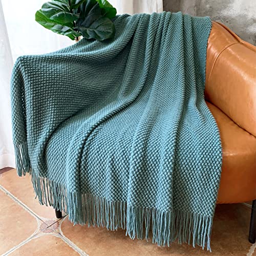 LOMAO Knitted Throw Blanket