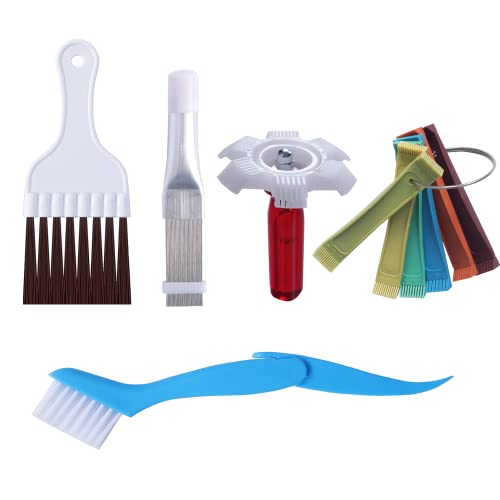 LONCHDAN AC Fin Comb Cleaner Kit - Air Conditioner Coil Cleaning Tools