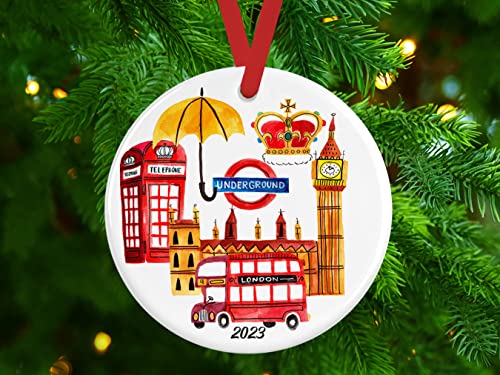 London Christmas Ornament - Celebrate the Spirit of British Landmarks