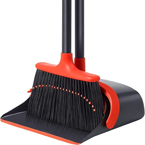 Long Handle Broom and Dustpan Set