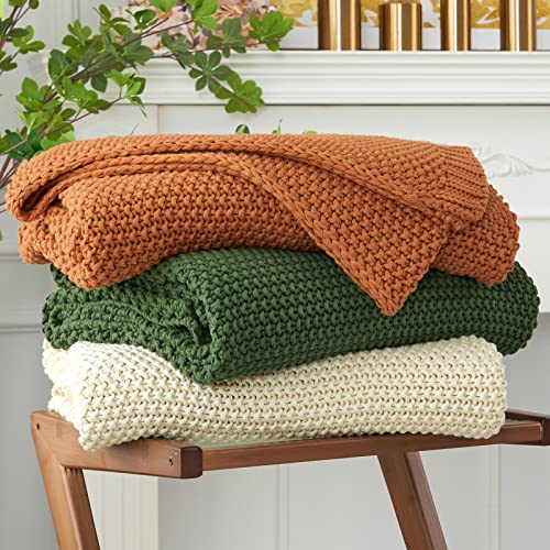 Longhui Bedding Cable Knit Throw Blanket