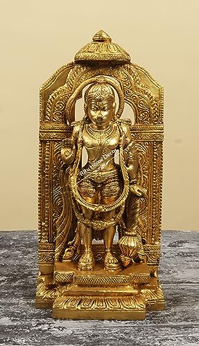 Lord Hanuman Idol - 22 cm Brass Statue