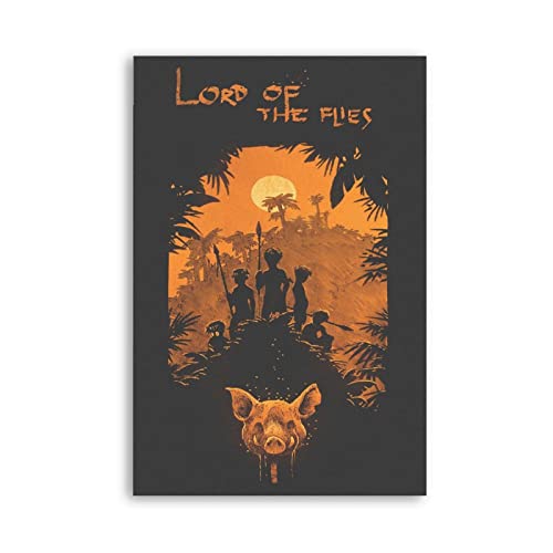 Lord of The Flies Art Canvas Poster