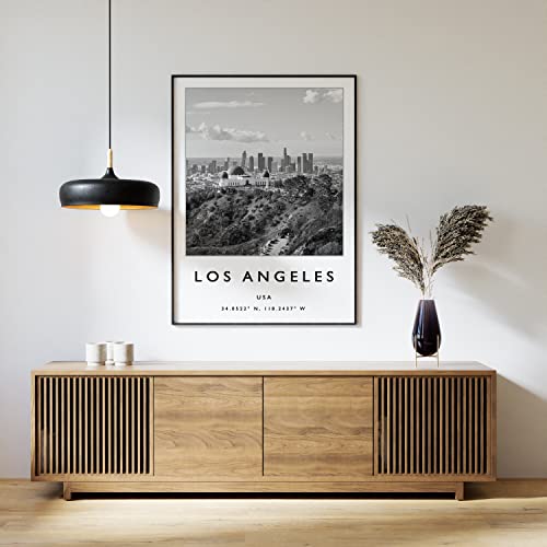Los Angeles Wall Print - Stylish American Travel Art