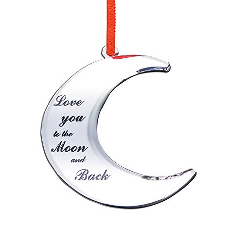 Love You to The Moon and Back Christmas Tree Ornament