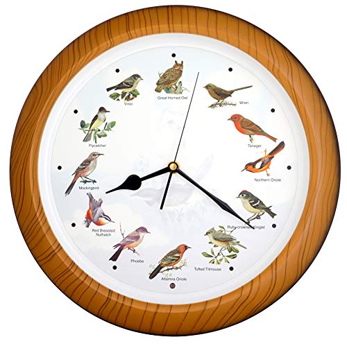Lovely Collection Bird Songs Wall Clock Mantel Clock