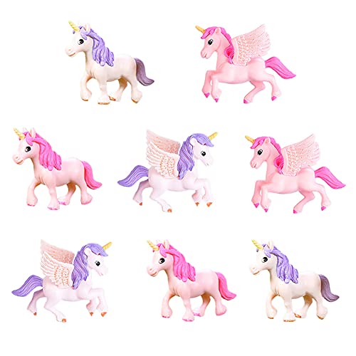 Lovely Flying Horse Unicorn Model Cake Toppers