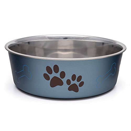 Loving Pets Bella Bowls - No Tip Stainless Steel Pet Bowl