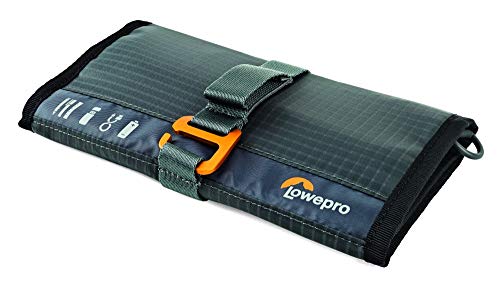 Lowepro GearUp Wrap: Compact Travel Organizer for Phone Cables, Adapters, USB Memory Sticks and Small Devices, Dark Grey