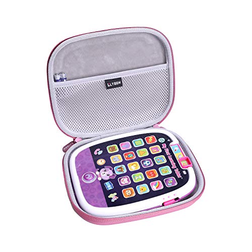 LTGEM Hard Case for Leapfrog My First Learning Tablet - Travel Protective Carrying Storage Bag (Pink)