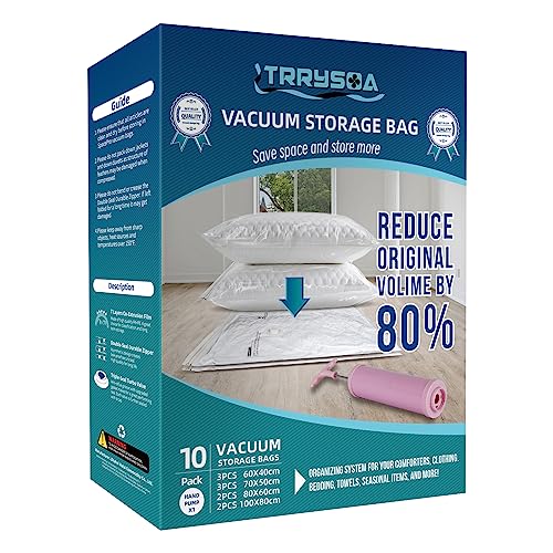 Ltrrysoa Deluxe Vacuum Storage Bags - Space Saving Solution