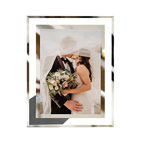 Luckylife 8x10 Glass Picture Frame