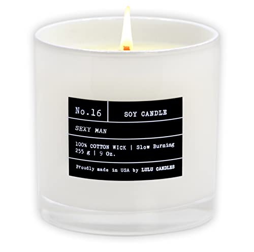Lulu Candles Sexy Man | Luxury Scented Soy Jar Candle