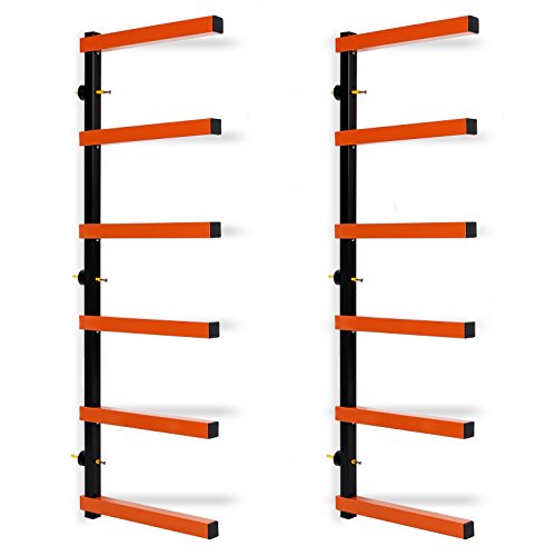Lumber Storage Rack Wall-Mounted - 600 lb Capacity