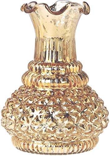 Luna Bazaar Vintage Mercury Glass Vase