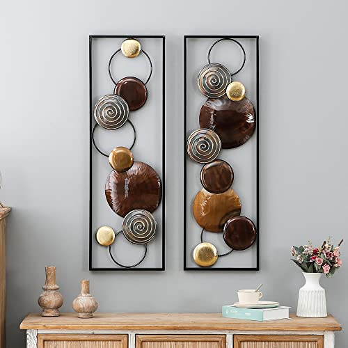 LuxenHome Abstract Metal Wall Decor