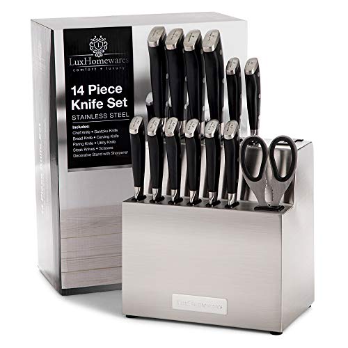 LuxHomewares 14-piece Knife Set: Complete Culinary Collection