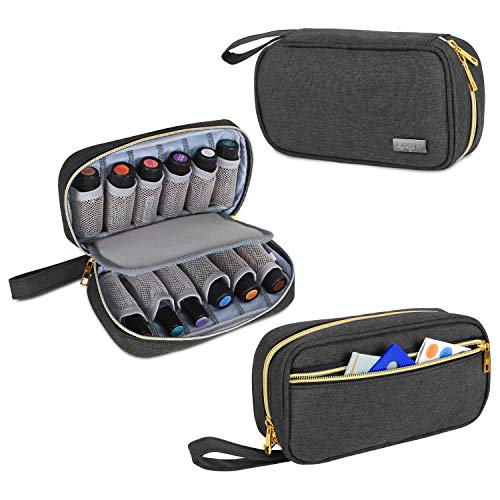 LUXJA Essential Oil Carrying Case - Portable Organizer for Essential Oil and Accessories